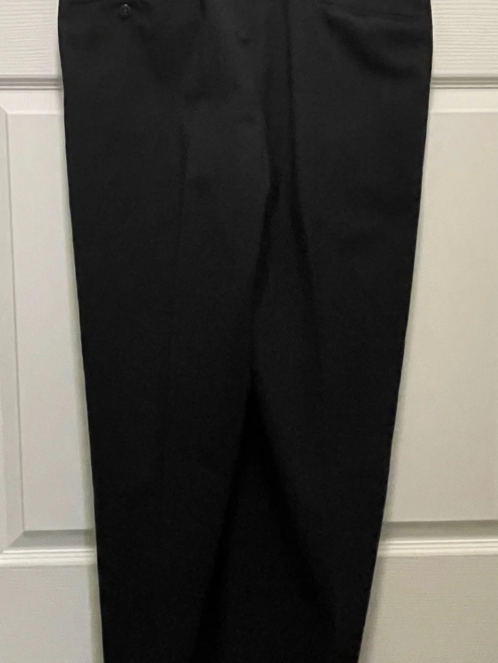 Black Men's Dress Pants - Classic Tuxedo Stripe